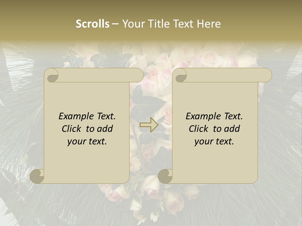 Multi Green Wreath PowerPoint Template