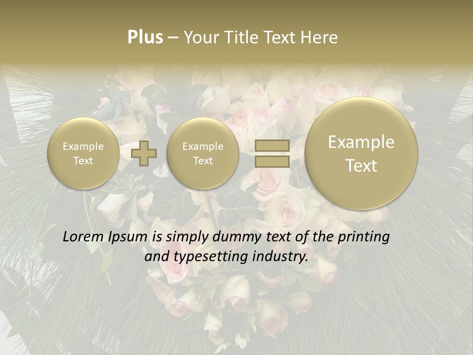 Multi Green Wreath PowerPoint Template