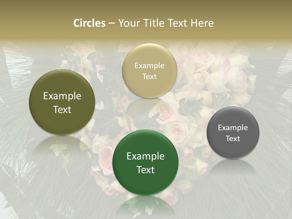 Multi Green Wreath PowerPoint Template