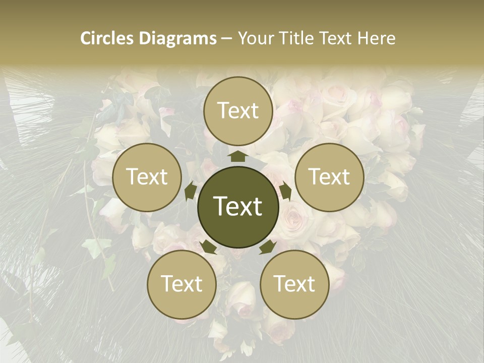 Multi Green Wreath PowerPoint Template