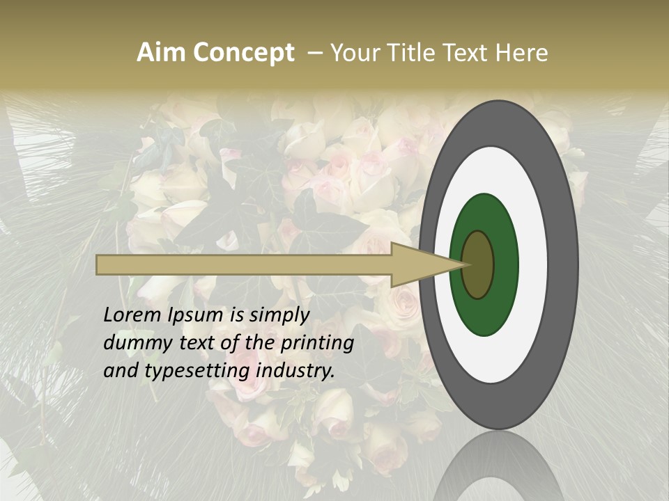 Multi Green Wreath PowerPoint Template
