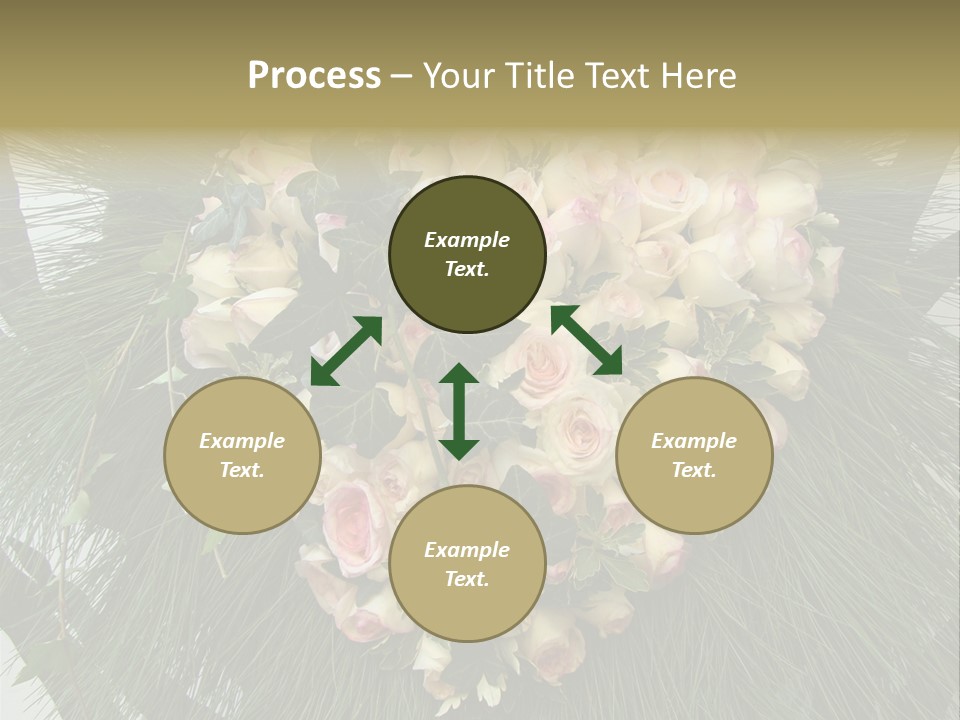 Multi Green Wreath PowerPoint Template
