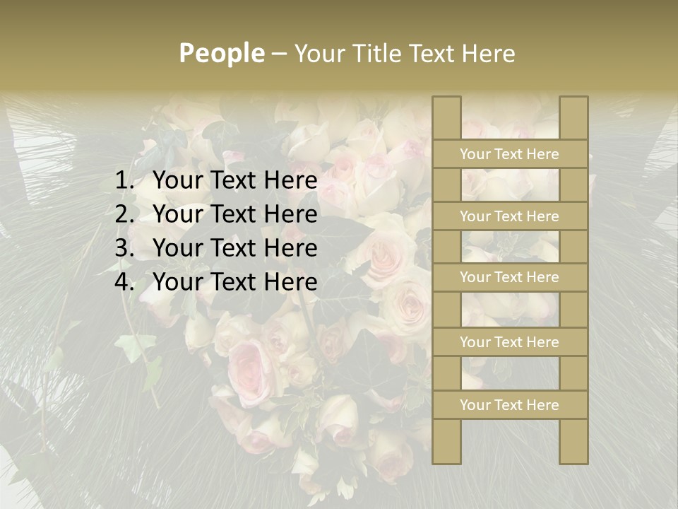 Multi Green Wreath PowerPoint Template