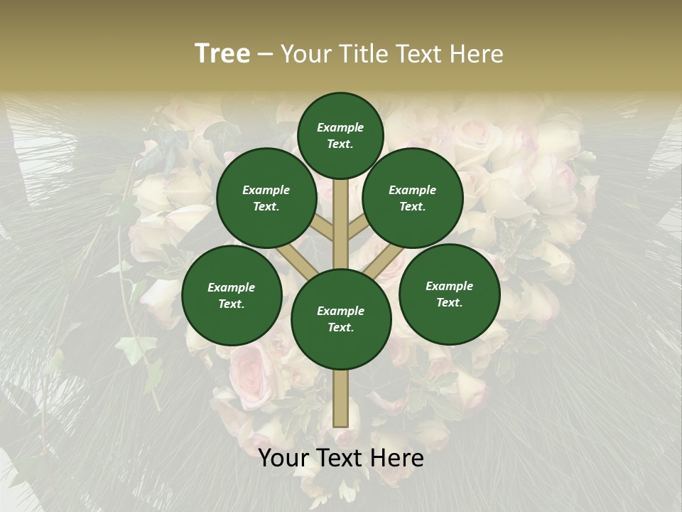 Multi Green Wreath PowerPoint Template