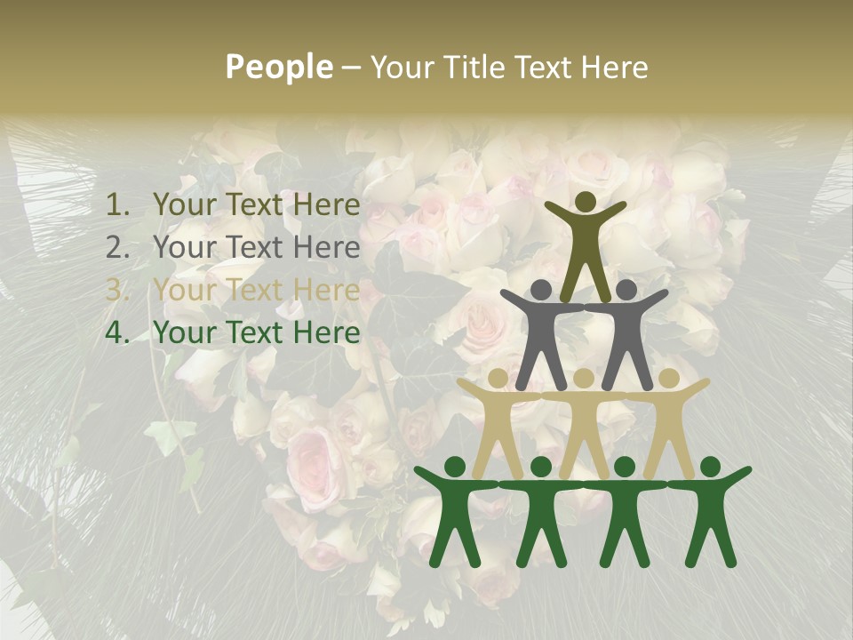 Multi Green Wreath PowerPoint Template
