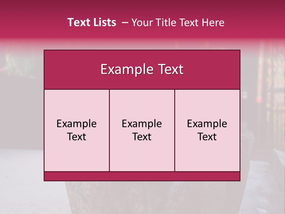 A Candle That Is Sitting On A Table PowerPoint Template