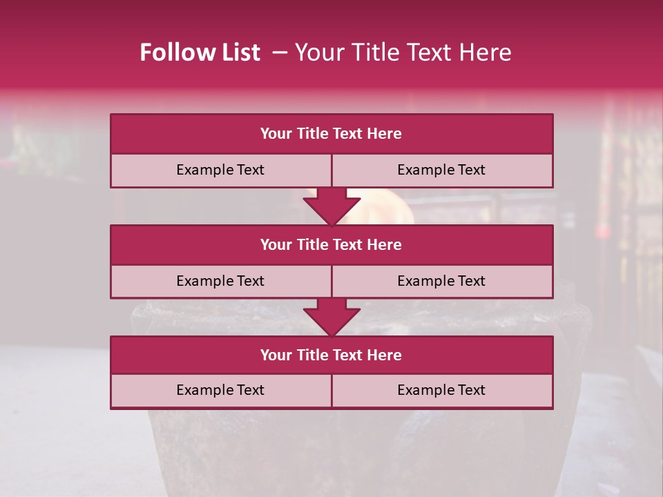 A Candle That Is Sitting On A Table PowerPoint Template
