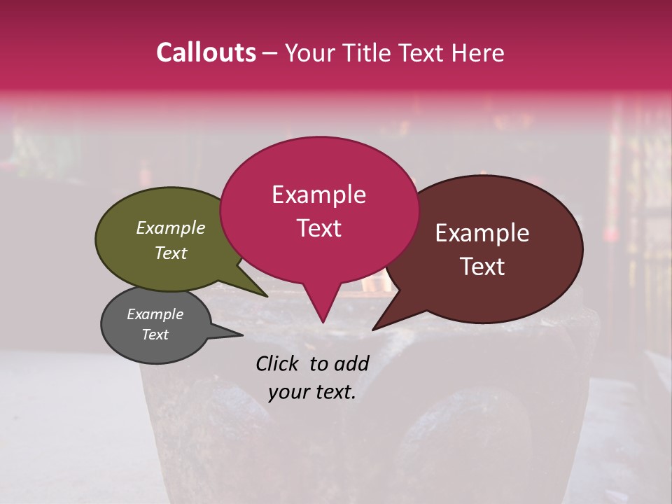 A Candle That Is Sitting On A Table PowerPoint Template