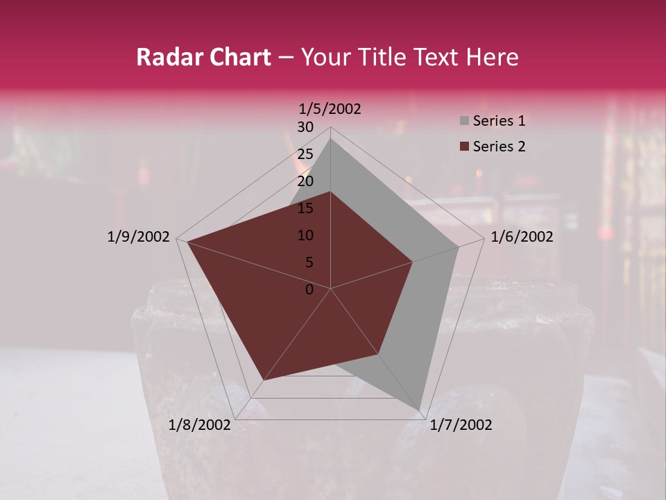 A Candle That Is Sitting On A Table PowerPoint Template