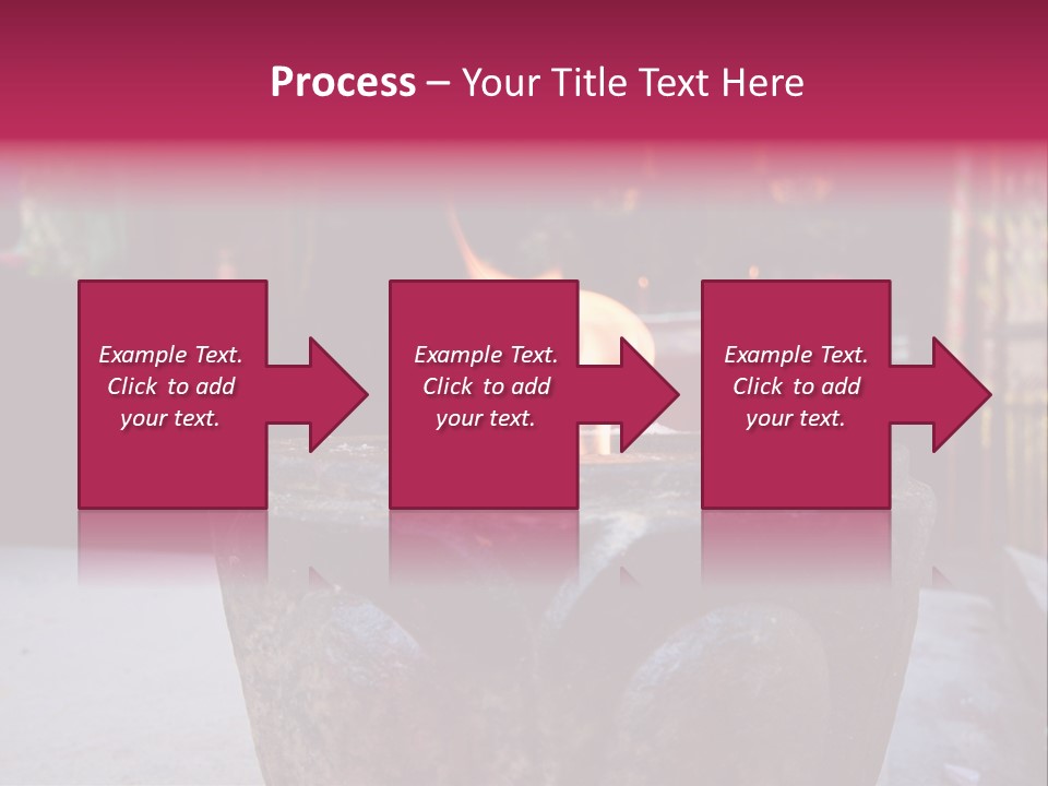 A Candle That Is Sitting On A Table PowerPoint Template