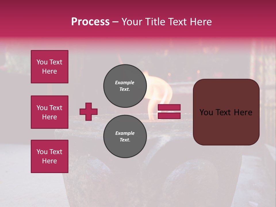 A Candle That Is Sitting On A Table PowerPoint Template