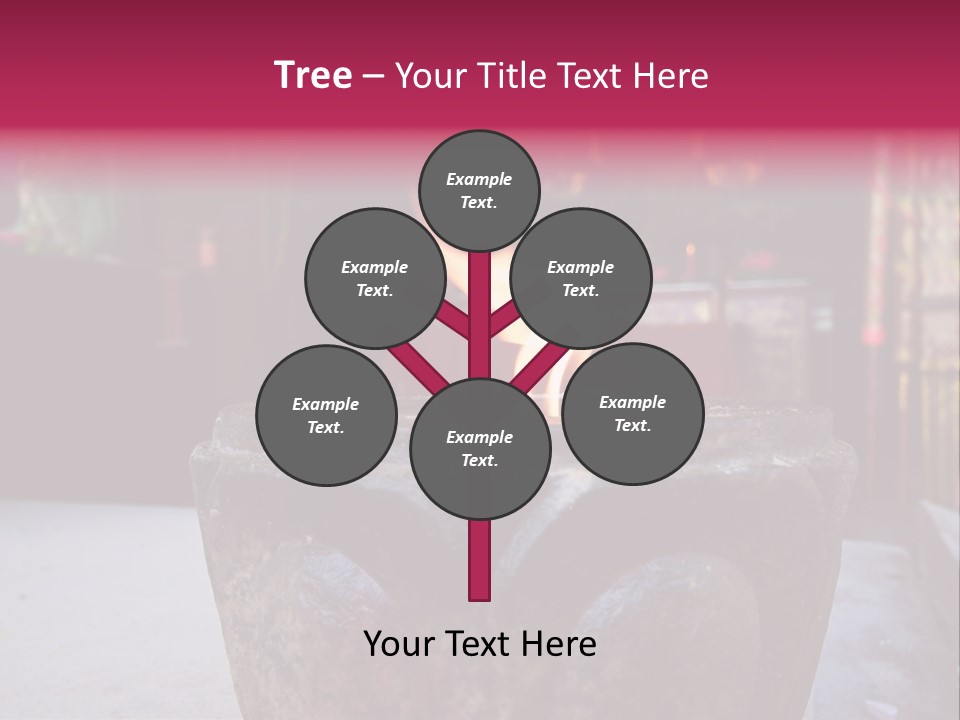 A Candle That Is Sitting On A Table PowerPoint Template