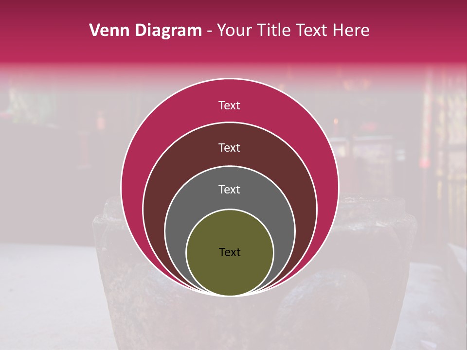 A Candle That Is Sitting On A Table PowerPoint Template