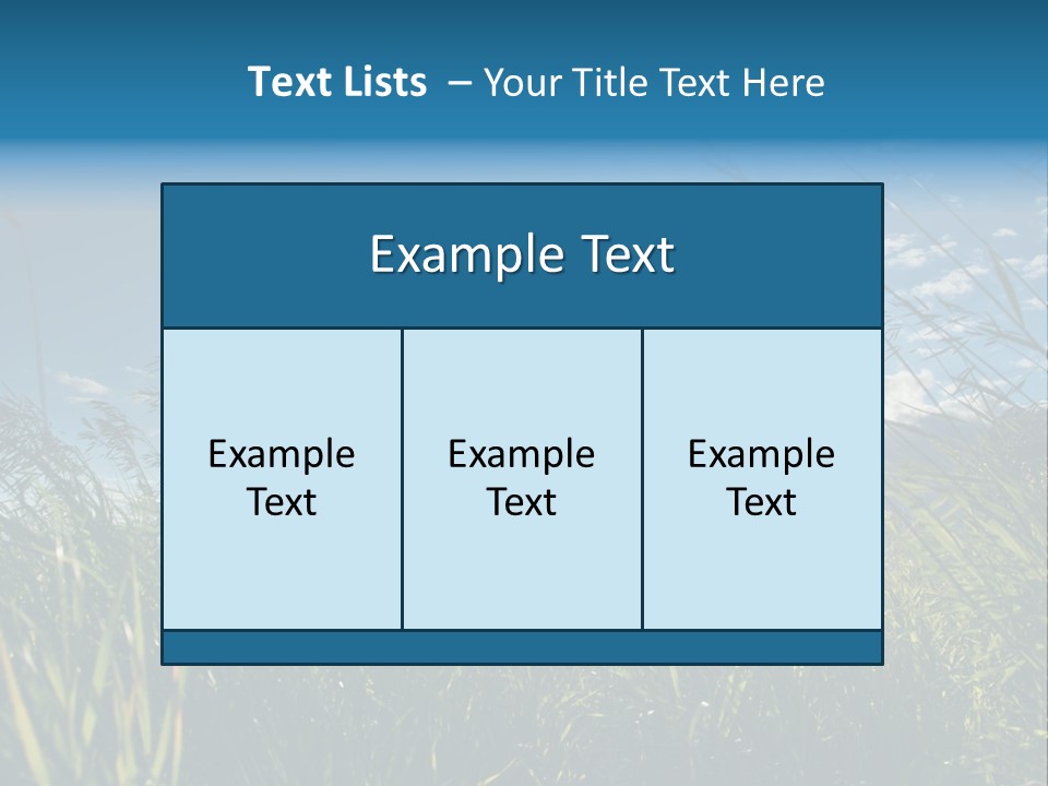 The Sun Is Shining Through The Clouds Over The Grass PowerPoint Template