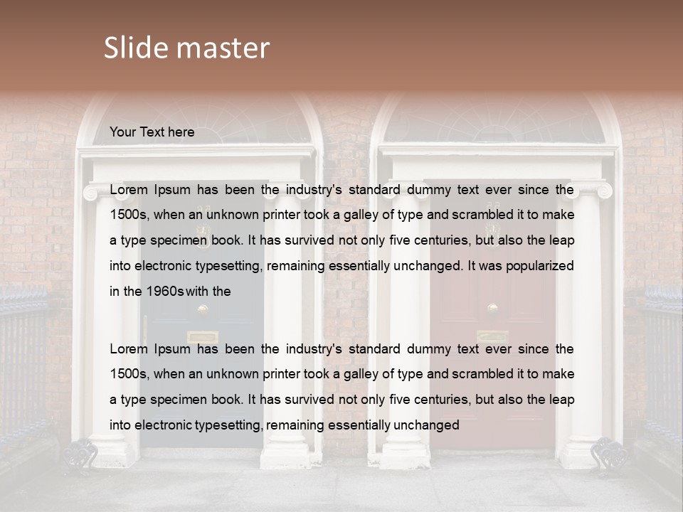 Enviroment Jump Exotic Frog PowerPoint Template