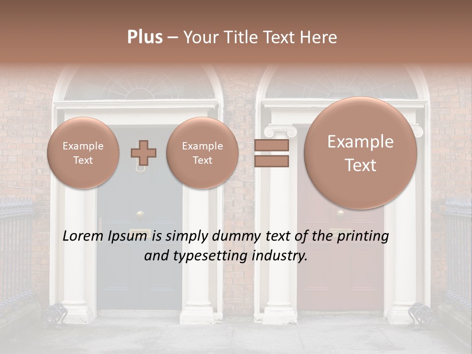Enviroment Jump Exotic Frog PowerPoint Template
