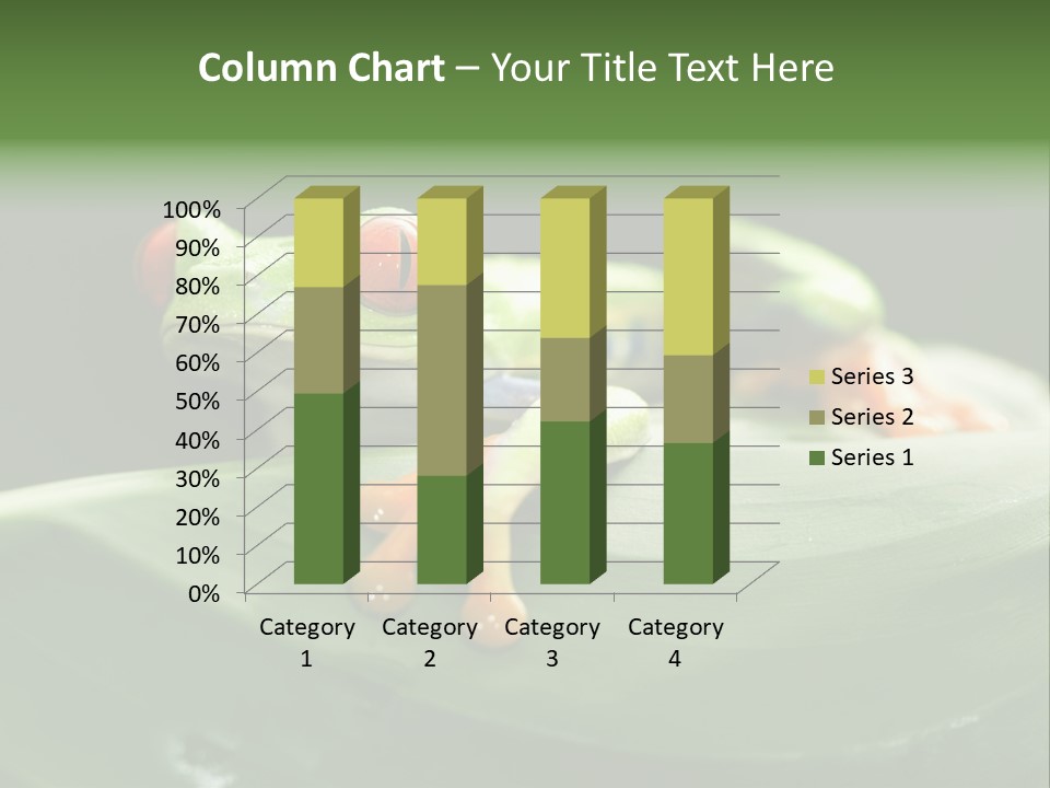 A Frog Sitting On Top Of A Green Leaf PowerPoint Template