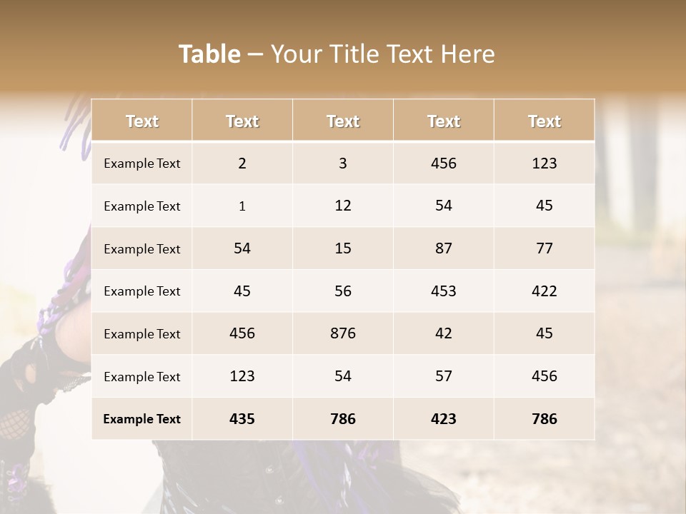 Conservation Color Sunlight PowerPoint Template
