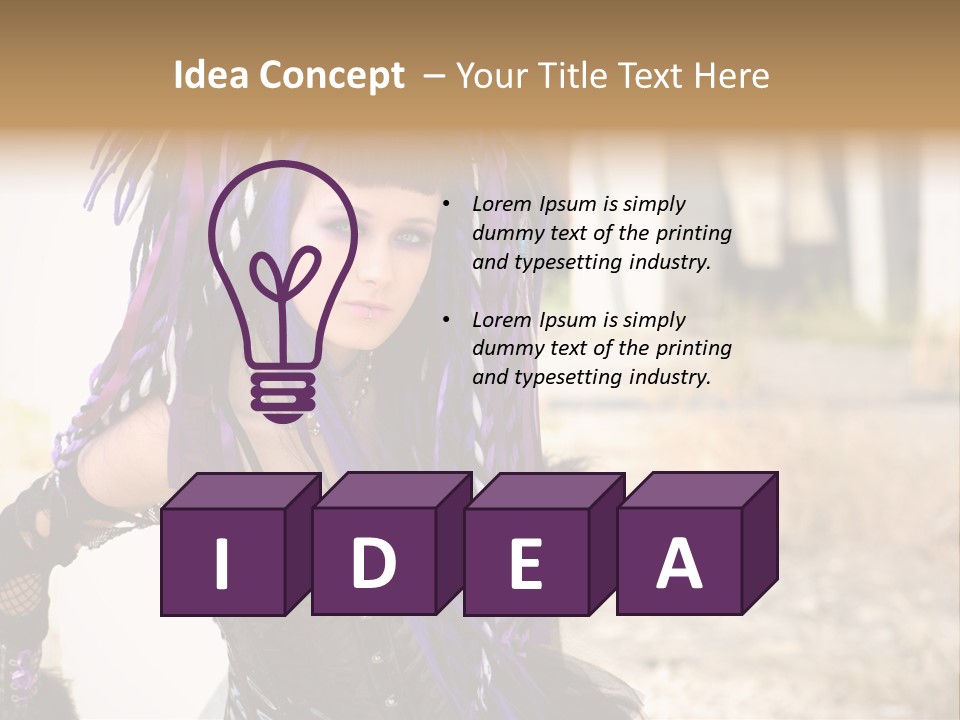 Conservation Color Sunlight PowerPoint Template