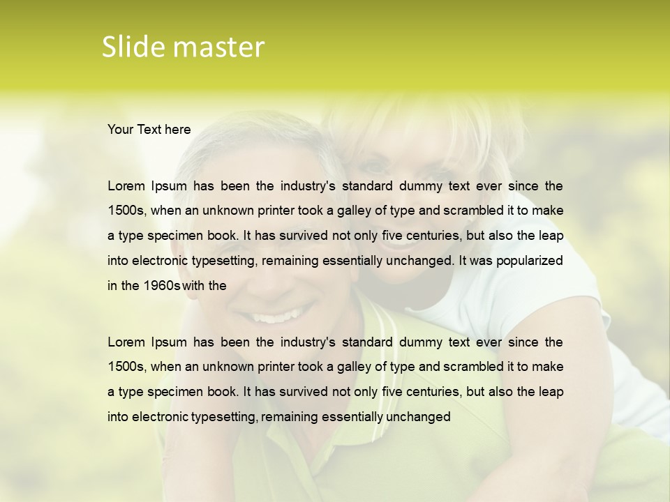 Relaxed Piggyback Vertical PowerPoint Template