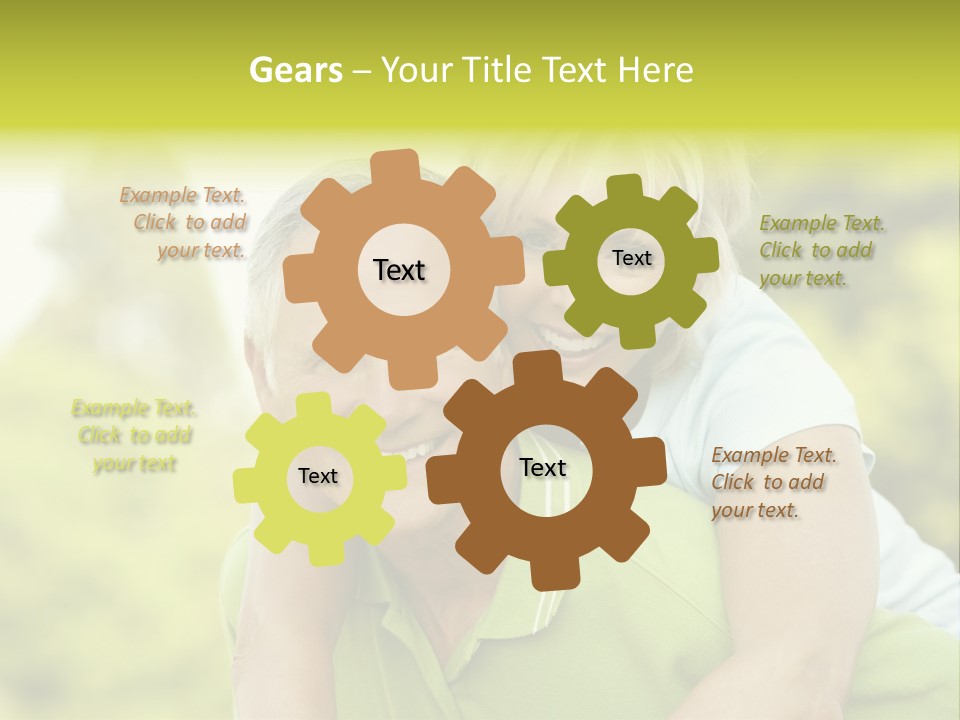 Relaxed Piggyback Vertical PowerPoint Template