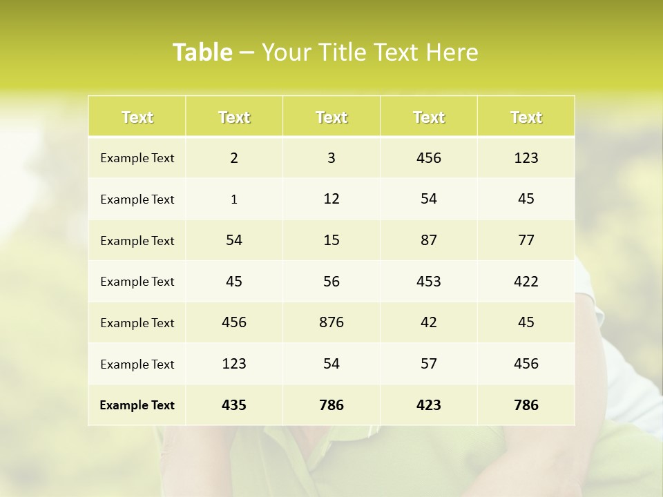 Relaxed Piggyback Vertical PowerPoint Template