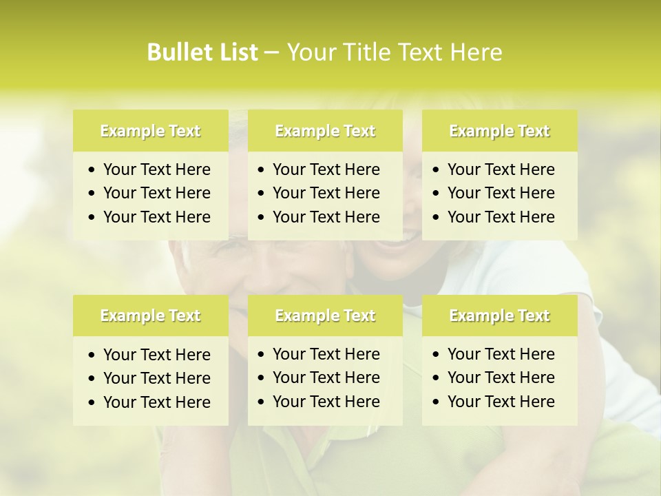 Relaxed Piggyback Vertical PowerPoint Template