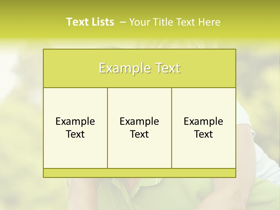 Relaxed Piggyback Vertical PowerPoint Template