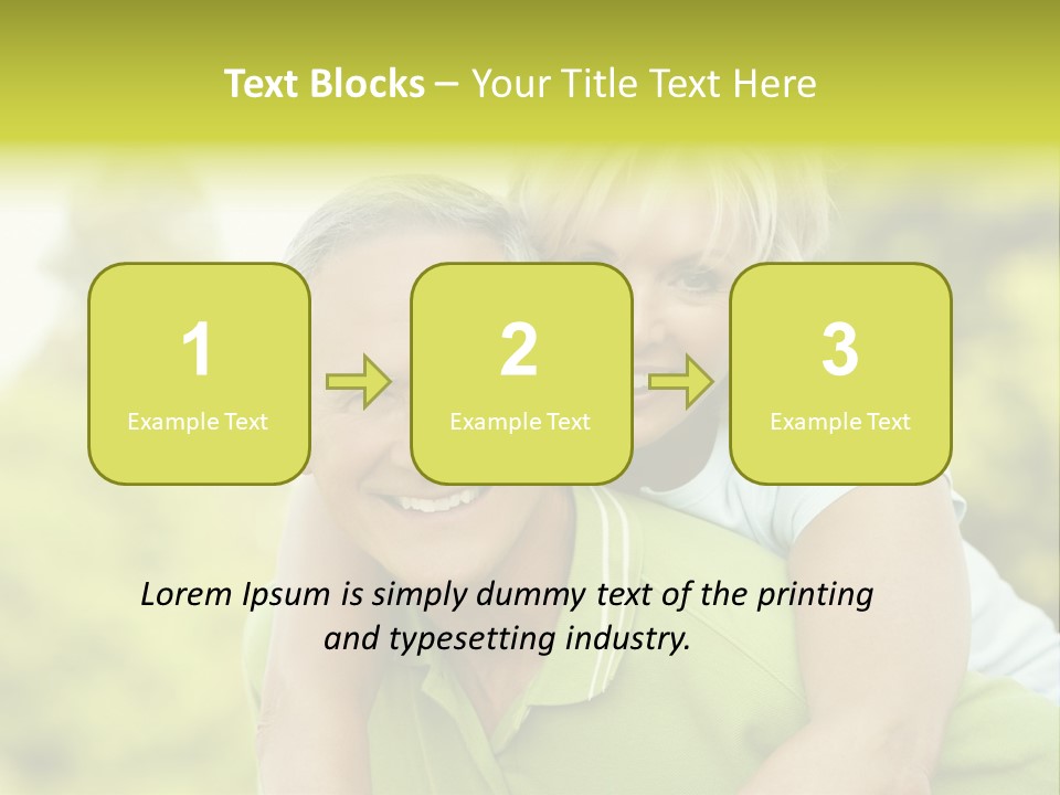 Relaxed Piggyback Vertical PowerPoint Template