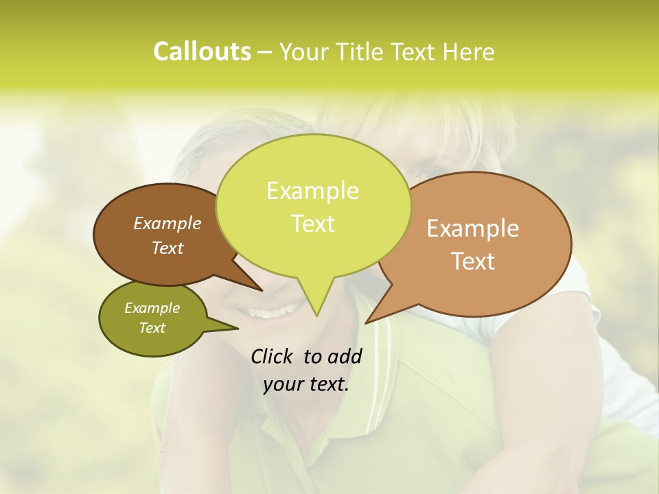 Relaxed Piggyback Vertical PowerPoint Template