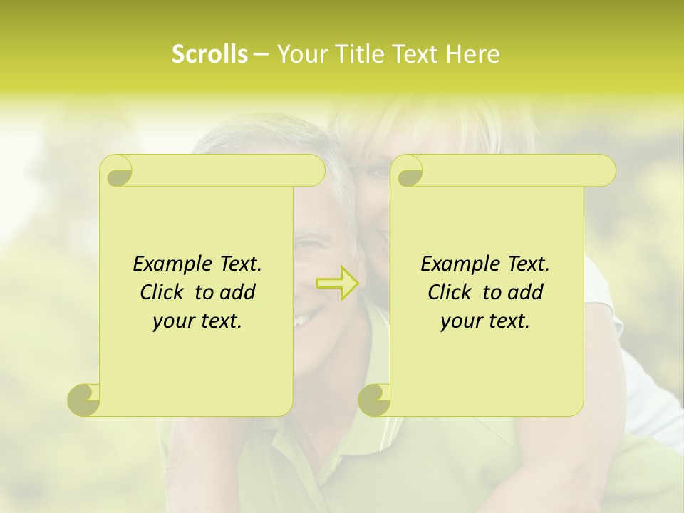 Relaxed Piggyback Vertical PowerPoint Template