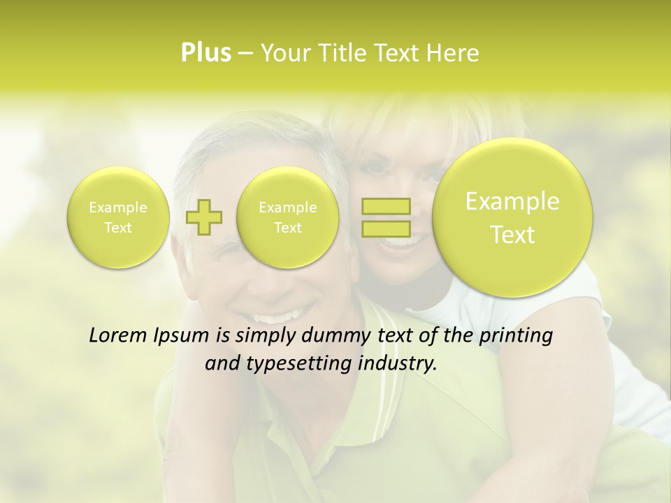 Relaxed Piggyback Vertical PowerPoint Template