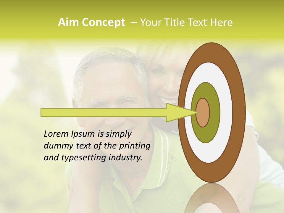 Relaxed Piggyback Vertical PowerPoint Template