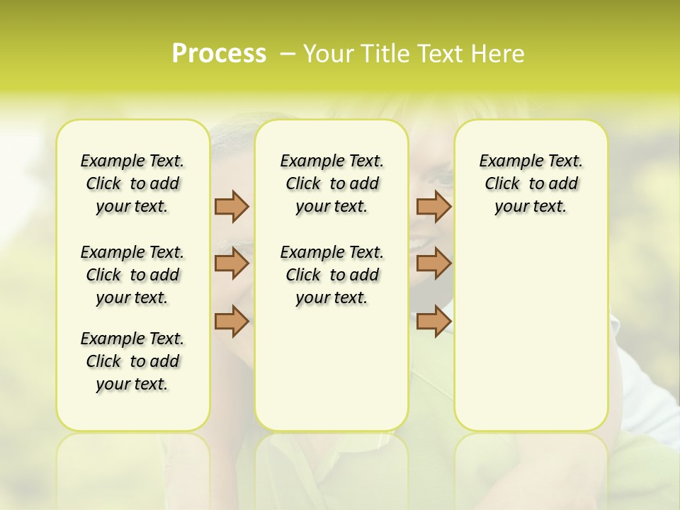 Relaxed Piggyback Vertical PowerPoint Template