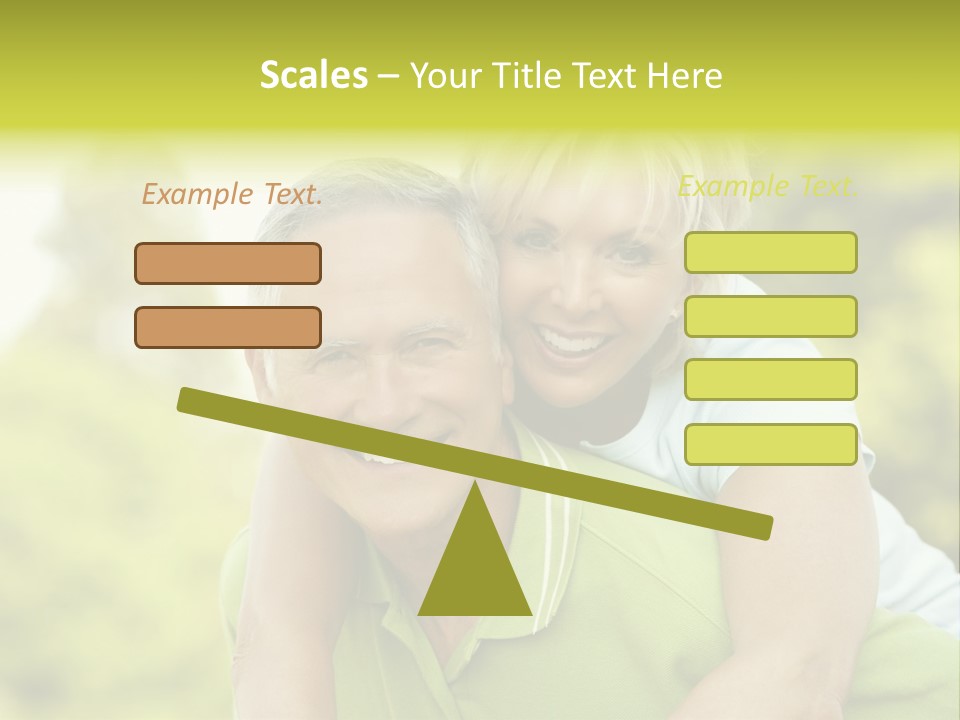 Relaxed Piggyback Vertical PowerPoint Template