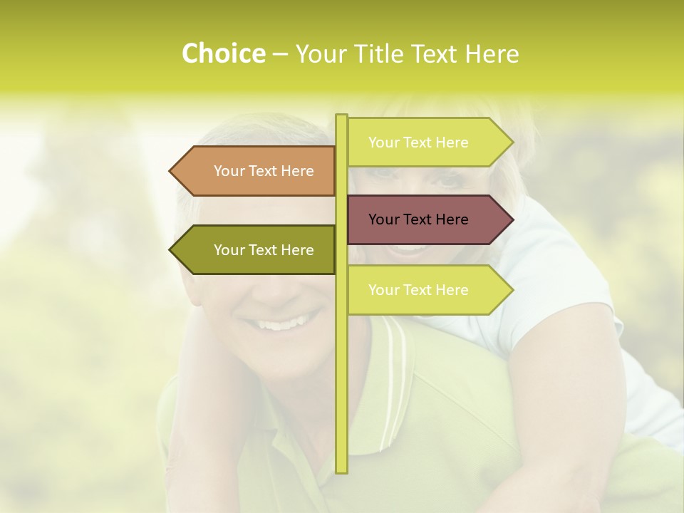 Relaxed Piggyback Vertical PowerPoint Template