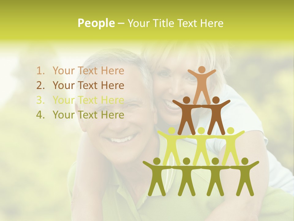 Relaxed Piggyback Vertical PowerPoint Template