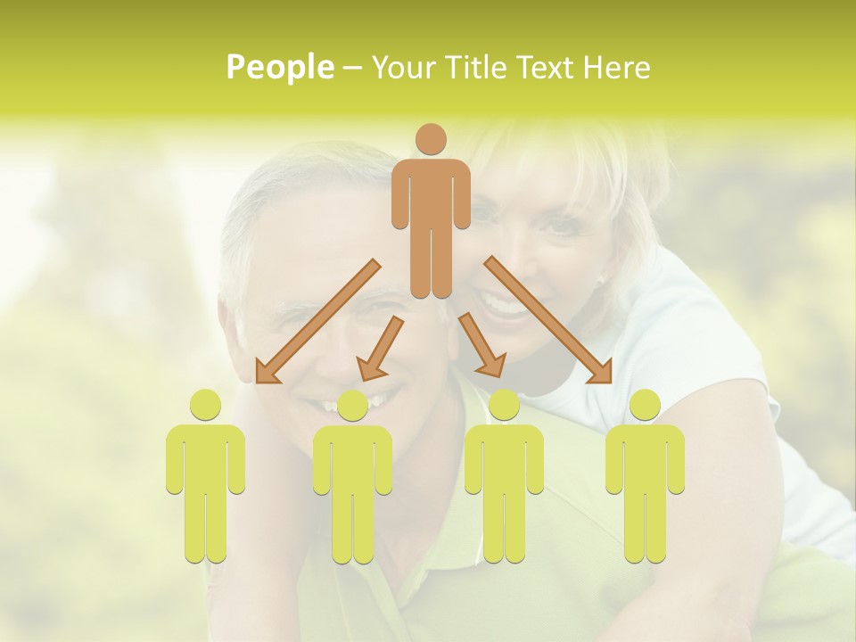 Relaxed Piggyback Vertical PowerPoint Template