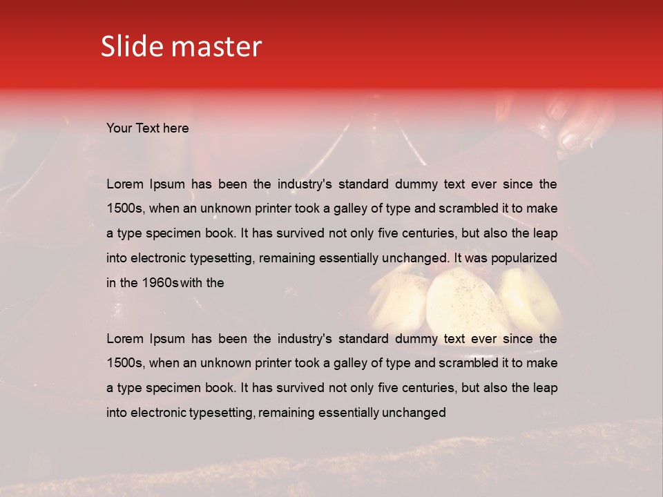 Hold Market Morocco PowerPoint Template