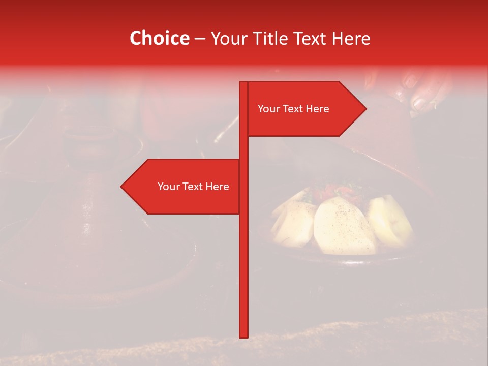 Hold Market Morocco PowerPoint Template