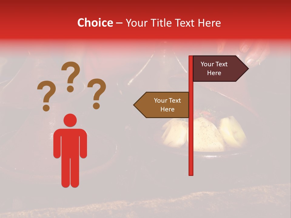 Hold Market Morocco PowerPoint Template