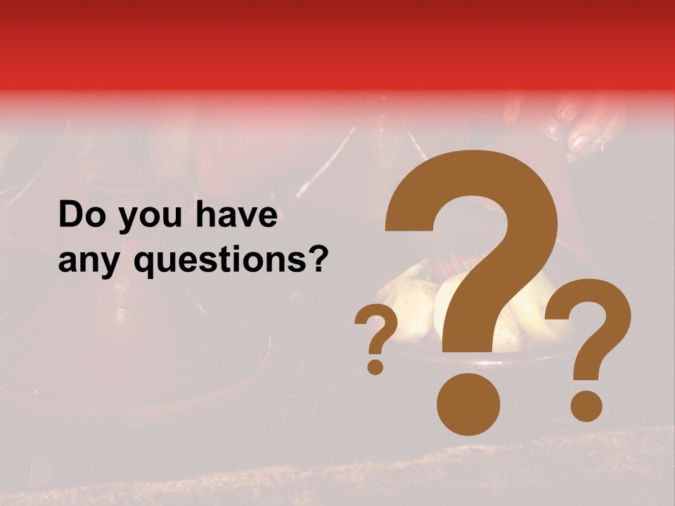 Hold Market Morocco PowerPoint Template