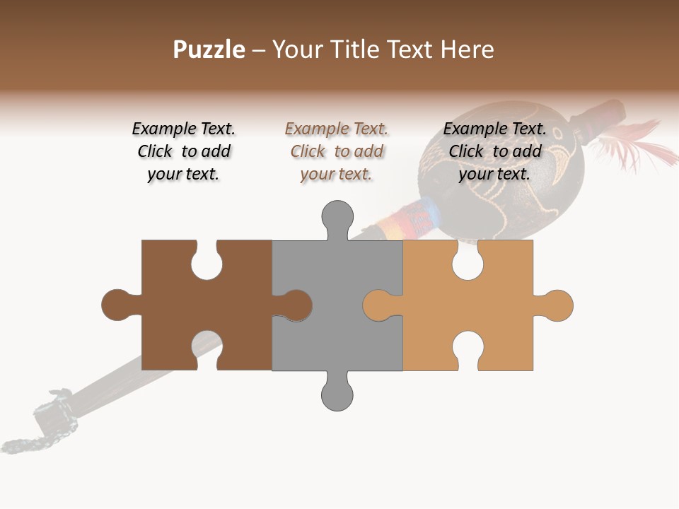 A Wooden Pole With A Bird On It PowerPoint Template