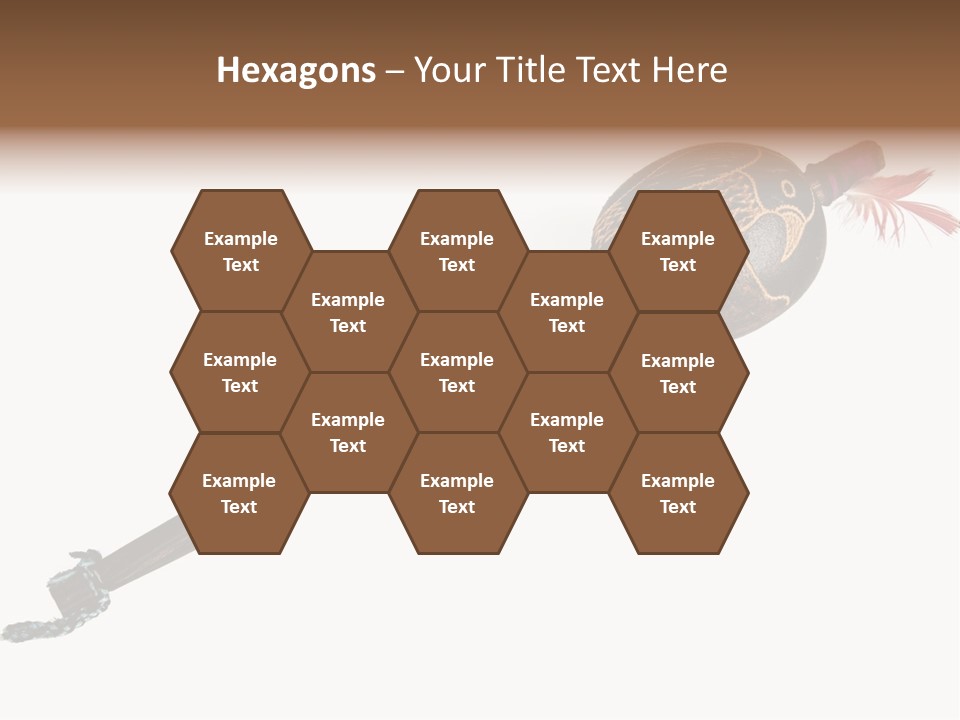 A Wooden Pole With A Bird On It PowerPoint Template