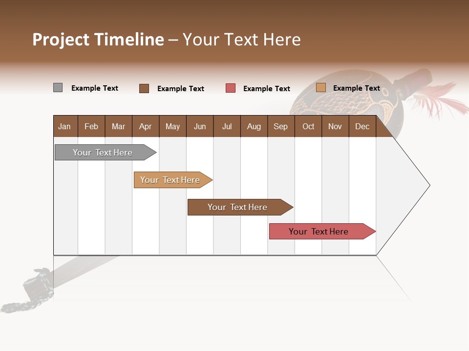 A Wooden Pole With A Bird On It PowerPoint Template