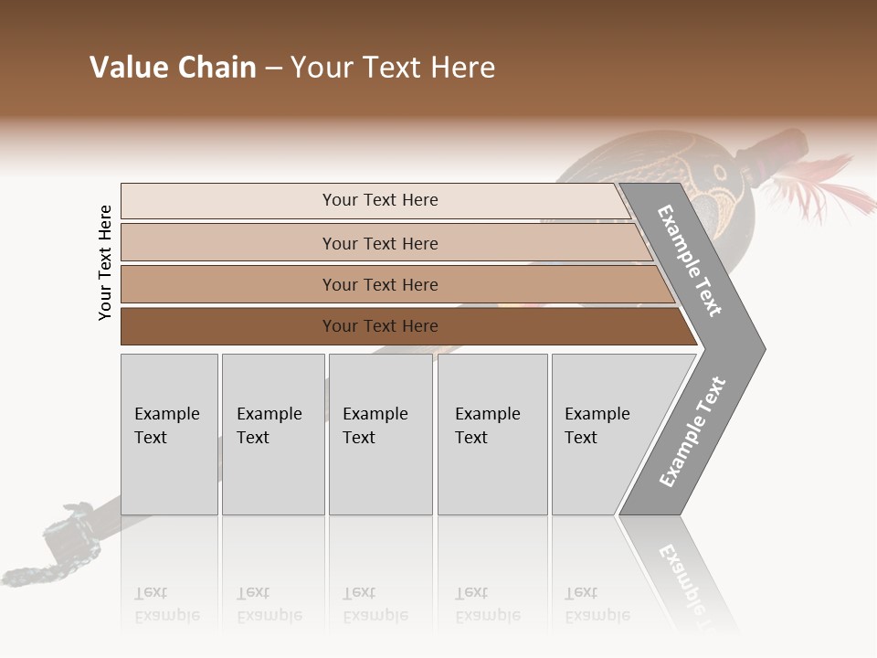 A Wooden Pole With A Bird On It PowerPoint Template