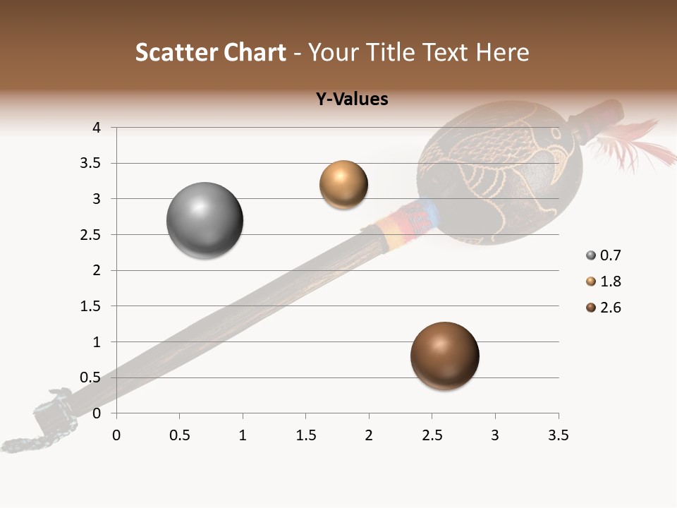 A Wooden Pole With A Bird On It PowerPoint Template