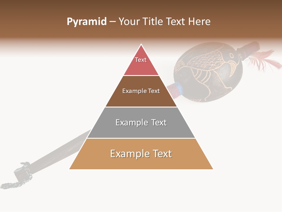 A Wooden Pole With A Bird On It PowerPoint Template