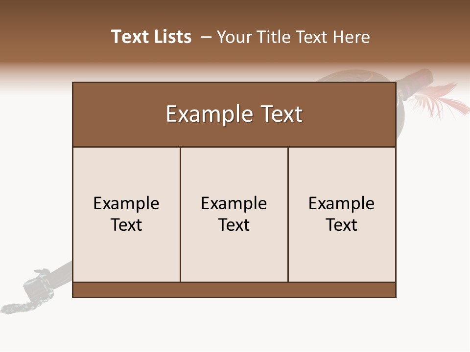 A Wooden Pole With A Bird On It PowerPoint Template