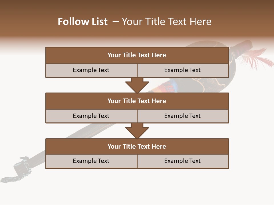 A Wooden Pole With A Bird On It PowerPoint Template
